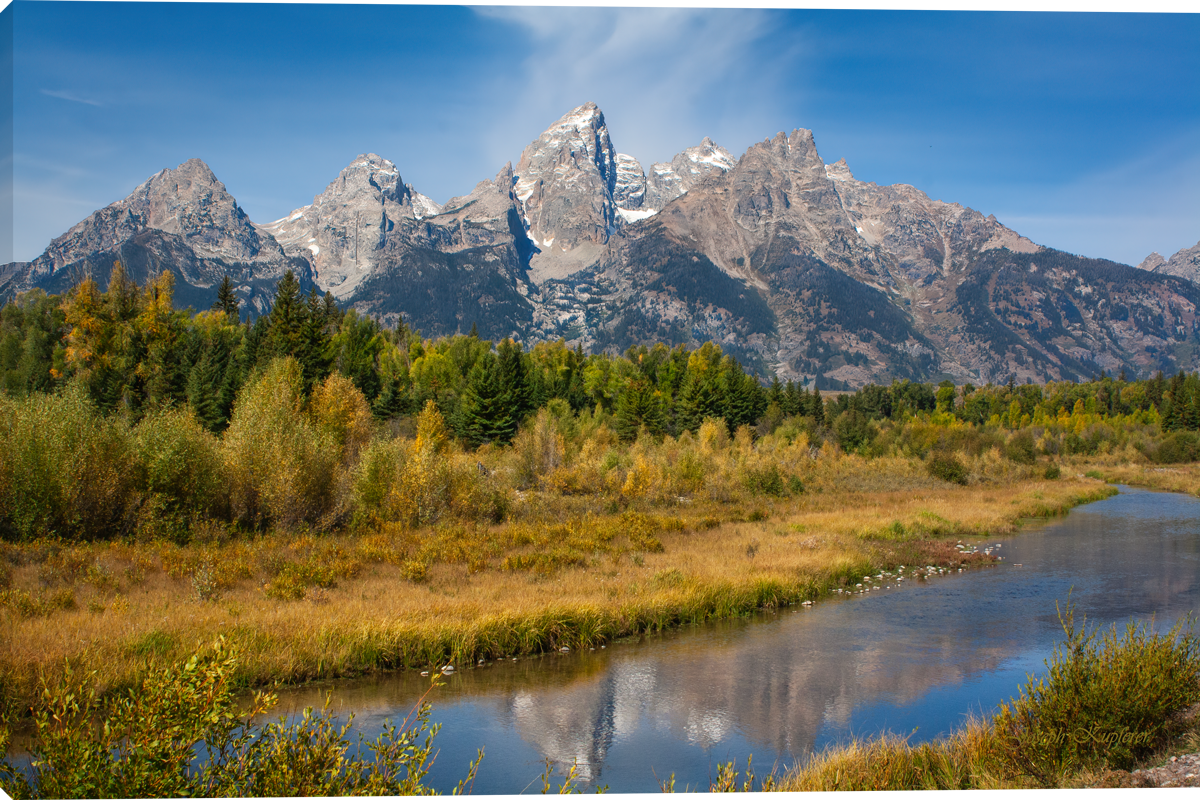 Tetons Over Autumn