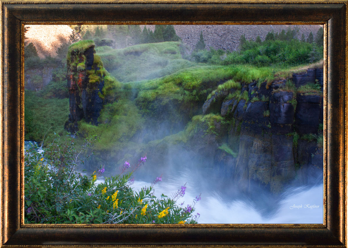 Cliffs of Mesa Falls