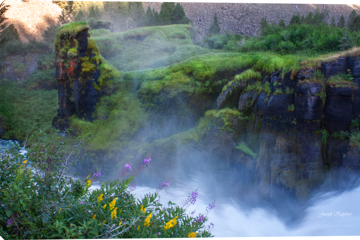 Cliffs of Mesa Falls